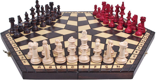 Chess Three Players Large 54x47cm