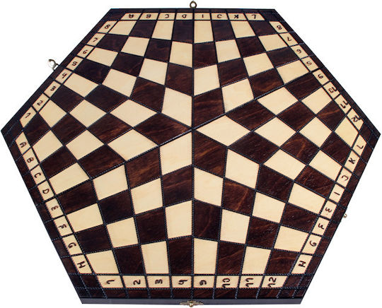 Chess Three Players Large 54x47cm