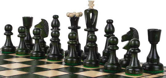 Schach Ass 42 X 42 Cm Grünes