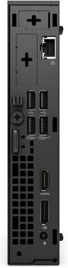 Dell Micro QCM1250 Desktop PC (i3-14100T/16GB DDR5/512GB SSD/W11 Pro) με Πληκτρολόγιο (GR)