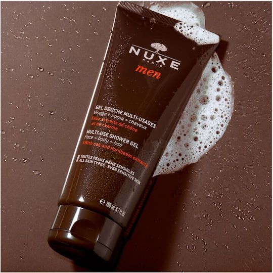 Nuxe Αφρόλουτρο σε Gel για Άνδρες & Άρωμα Ξυλώδη 2x200ml