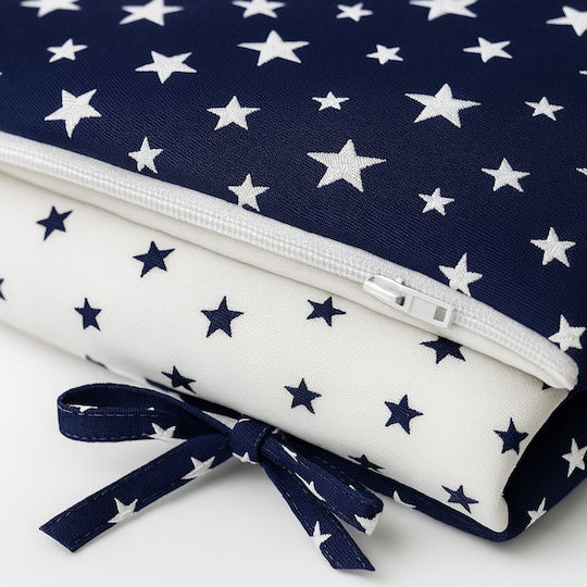 Beboulino Stars Crib Bumpers Classic Inside Blue 70x140cm