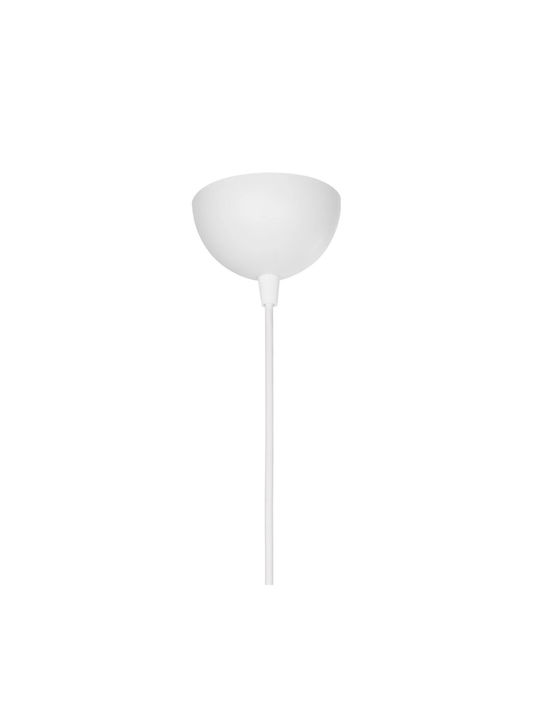 GloboStar Triangle Pendant Light White Bell with Socket E27 24x24x56cm