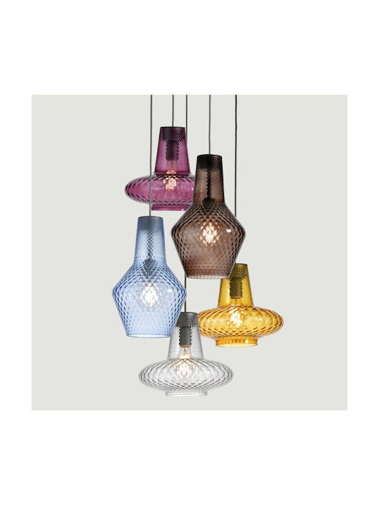 Zafferano Pendant Light Blue with Socket E27 32x315cm