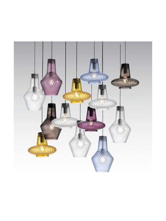 Zafferano Pendant Light Blue with Socket E27 32x315cm