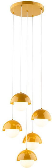 TK Lighting Κρεμαστό Φωτιστικό Μπεζ 32εκ.
