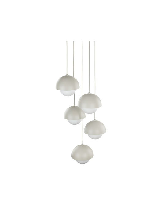 TK Lighting Pendant Light Beige 32cm