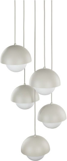 TK Lighting Κρεμαστό Φωτιστικό Μπεζ 32εκ.