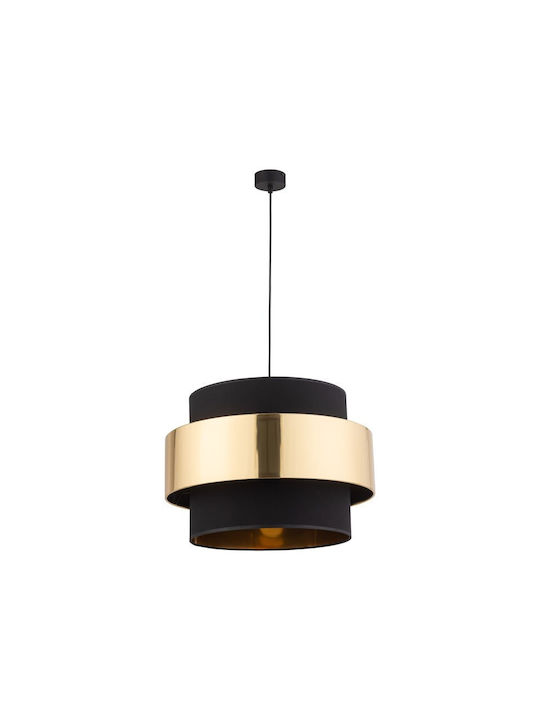 TK Lighting Calisto Κρεμαστό Φωτιστικό Μαύρο με Ντουί E27 50x110εκ.