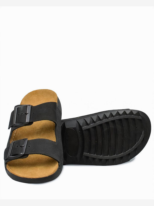 Flache Sandalen für Damen in Schwarz Farbe