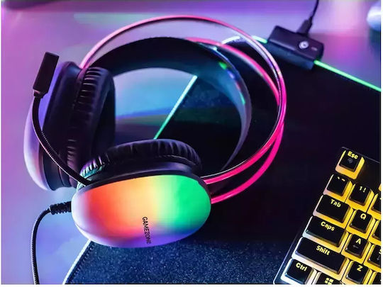 Tracer GZ X2 Over Ear Gaming Headset με σύνδεση USB Πολύχρωμο