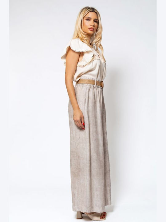 Femei Din material textil Pantaloni Beige