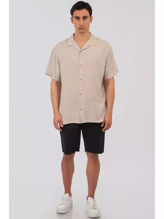 Short-sleeved Cotton Shirt Ice