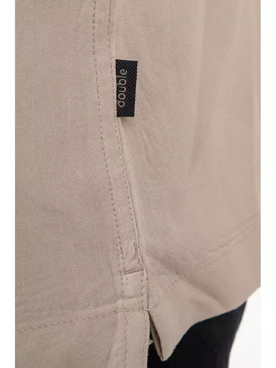 Short-sleeved Cotton Shirt Ice