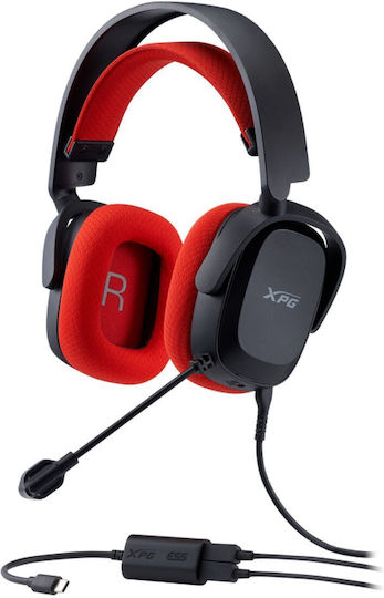 Adata Over Ear Gaming Headset cu conexiune 3,5mm Negru