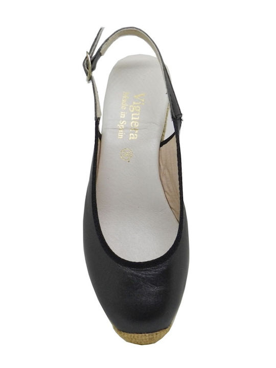 Anatomic Women's Platform Espadrilles Black