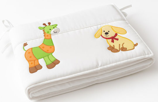 Beboulino Dream To Fly Crib Bumpers Classic Inside White 25x270cm