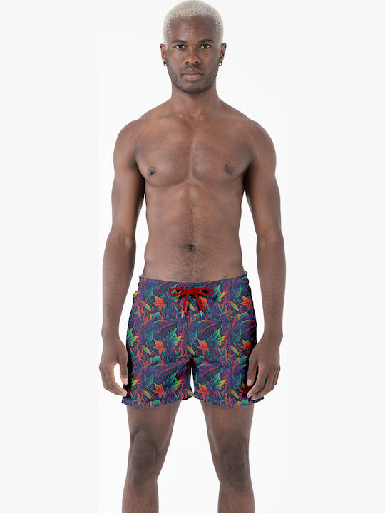 Costum de Baie Bărbați Pantaloni Scurți Multicolor