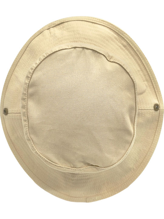 Gift-Me Γυναικείο Καπέλο Bucket Μπεζ