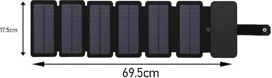 Klappbares Solarbatterieladegerät 10W mit USB-Ausgang für Tragbare Geräte