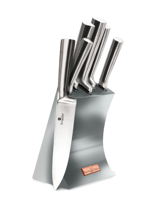 Berlinger Haus Knife Set with Block from Stainless Steel 6pcs
