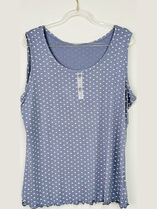 Sorrisino Summer Women's Pyjama Set Light Blue