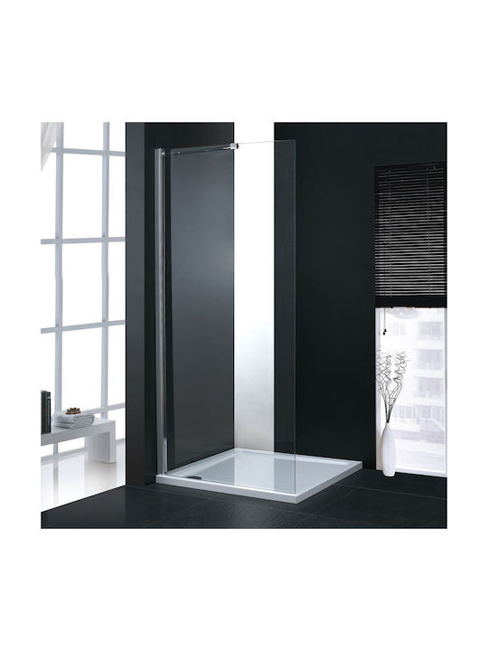 Panou De Separare Pentru Duș 80xh185cm Braț De Susținere Diagonal-vertical-orizontal Devon Iwis Walk In Wd80c-100