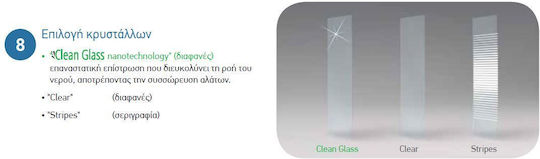 Fixed Side Panel 80 cm for Shower Door Chrome Profile 6 mm Clear Glass Height 185 cm Devon Primus Plus Side Panel Spbi80t-100