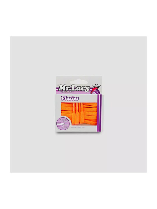 Mr Lacy Flexies 90cm Bright Orange Unisex Κορδόνι