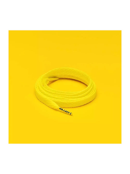 Mr Lacy Flatties 130cm Midyellow Unisex Κορδόνι