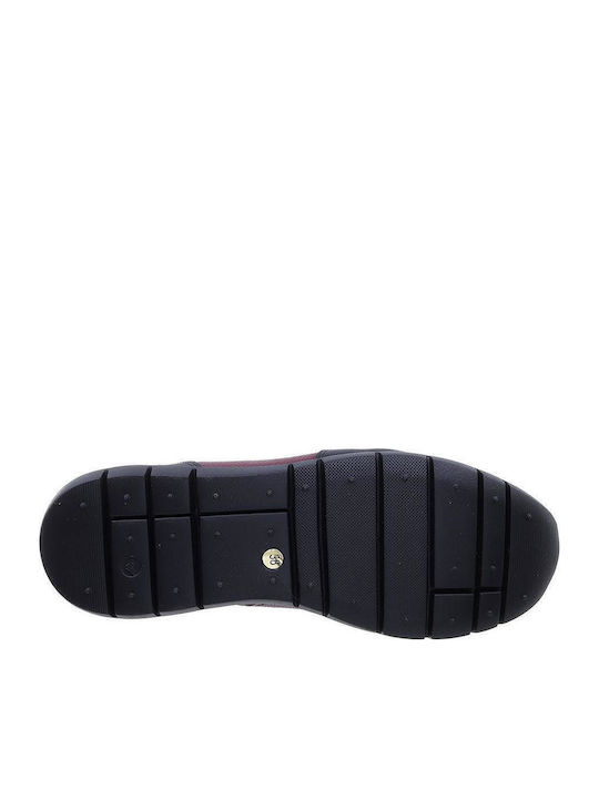 Leder Stiefeletten Damen Schwarz