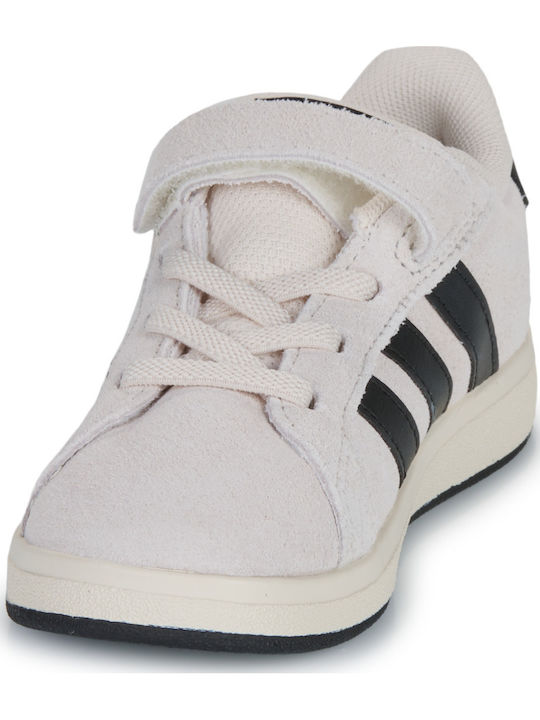 Grand Court 00s El I Παιδικά Sneakers με Σκρατς Μπεζ