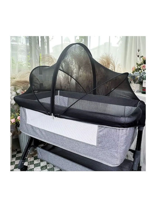 Loomy Mosquito Net for Stroller Tulle LM-20210 with Elastic Black