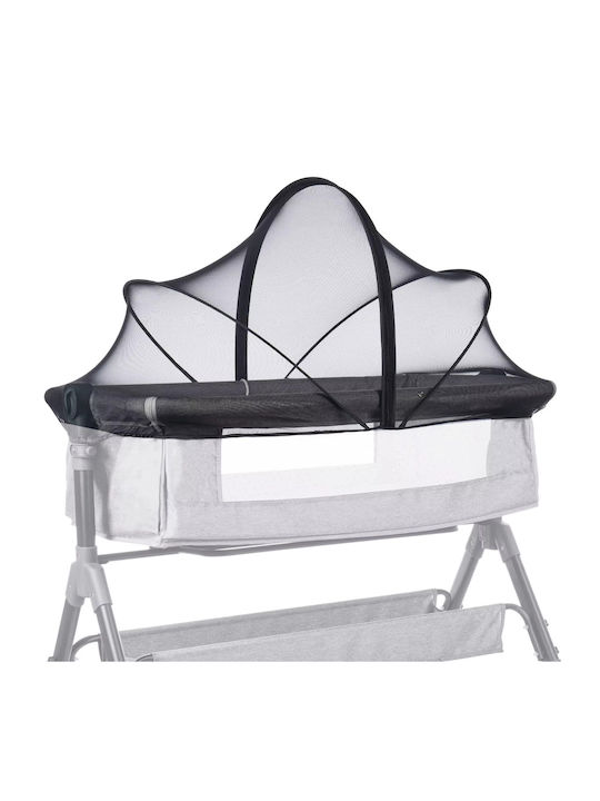Loomy Mosquito Net for Stroller Tulle LM-20210 with Elastic Black