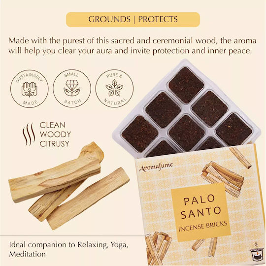 Αρωματικά Τουβλάκια Θυμιάματος Palo Santo Incense Bricks 10τμχ