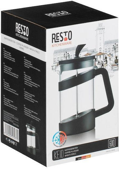 Resto Filterkaffeemaschine Handbetrieb Kunststoff Silber 600ml
