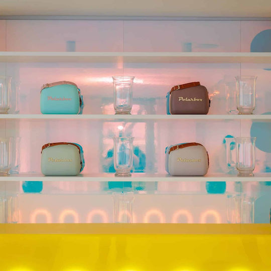 Polarbox Pop Edition and 2 Food Containers Portable Fridge 6lt Lime - Turquoise