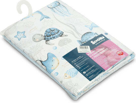 Sensillo Baby Bettwäsche-Set Für Krippe Weiß 3 Stück