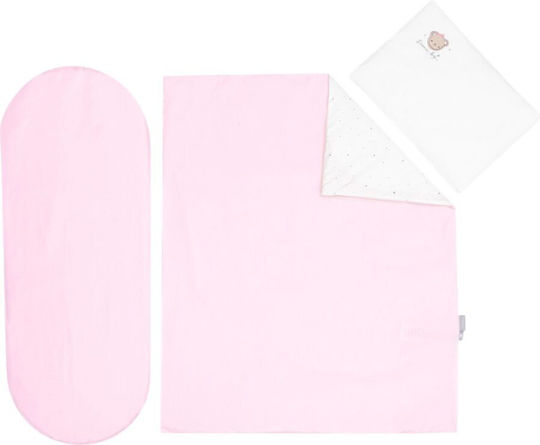 Kikka Boo Set Pentru Cradle DREAM BIG Roz 6buc piese