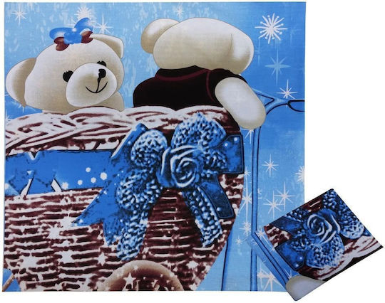 Beboulino Dreams Blue Fitted Baby Sheets 95x150cm