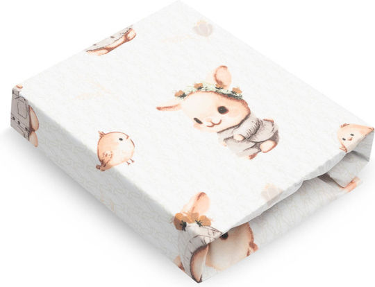 Sensillo Baby Sheet Crib Cotton 60x120cm