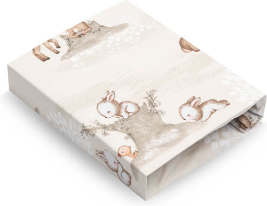 Sensillo Baby Sheet Crib Cotton 60x120cm