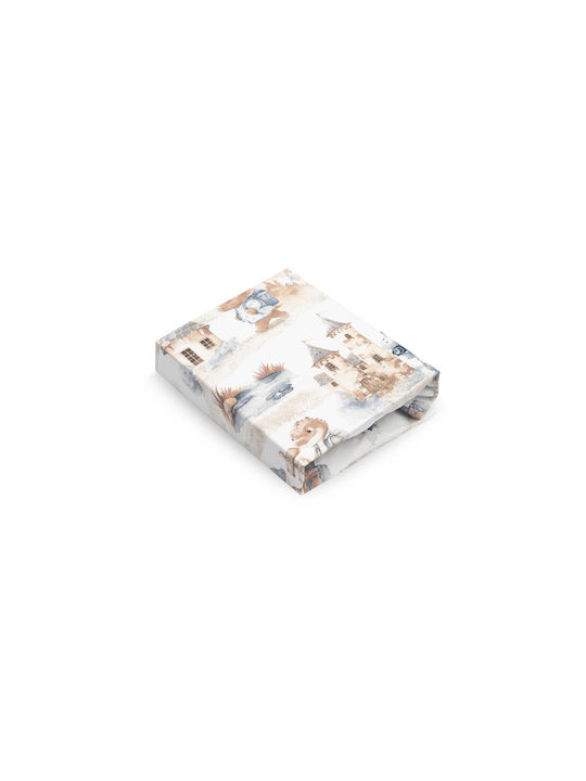 Sensillo Baby Sheet Crib Cotton 60x120cm