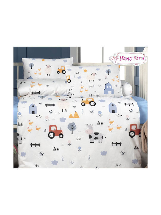 Beauty Home Σετ Γαλάζιο 100x150εκ.
