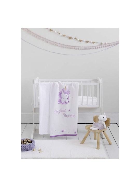 Nima Σετ Magical Unicorn Lila 70x110εκ.
