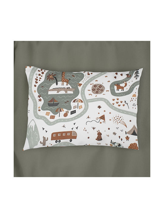 Dimcol Baby Sheets Set Crib Cotton White 120x160cm 3pcs