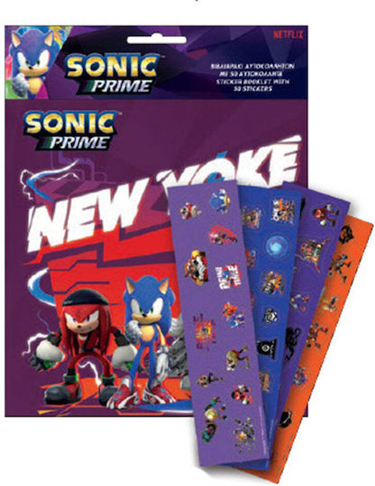 Album de Abțibilduri Gim A4 Abțibilduri Sonic Prime 775-40291