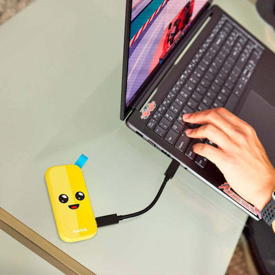 Sandisk Fortnite USB 3.2 Εξωτερικός SSD 2TB Peely Edition