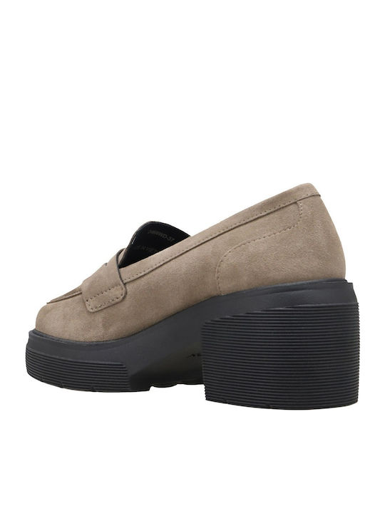 Suede Mongolia Heels Spherica Ec15