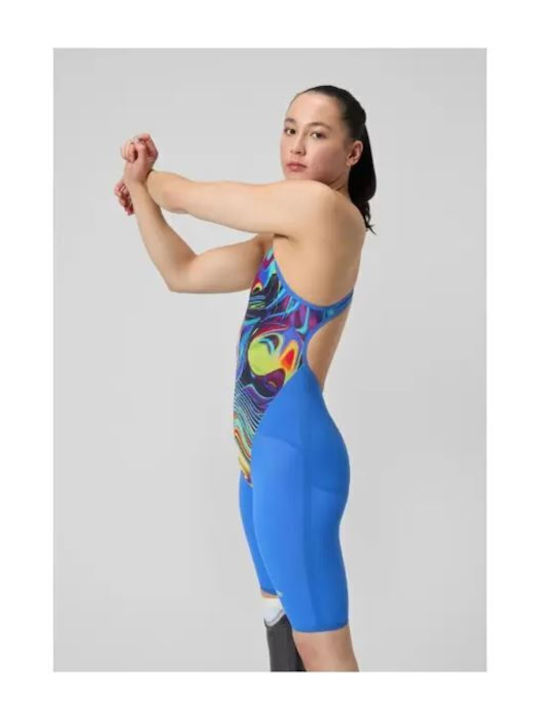 Speedo Fastskin Lzr Pure Valor 2.0 Openback 1586018465 Women's One Piece Competition Swimsuit Blue